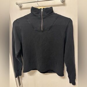LES TIEN Heavyweight Half Zip Yacht Pullover Size L MRSP: $264 Made in USA